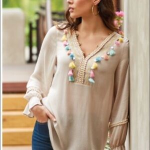 Soft Surroundings Clementine Tunic Top size M NWT